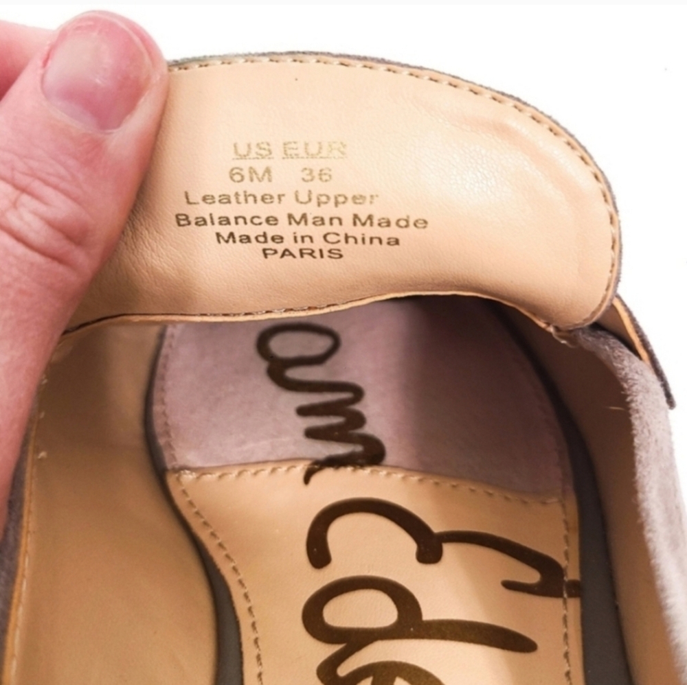 Sam Edelman PARIS Tassel Mule in Greyish Tan - Picture 5 of 5